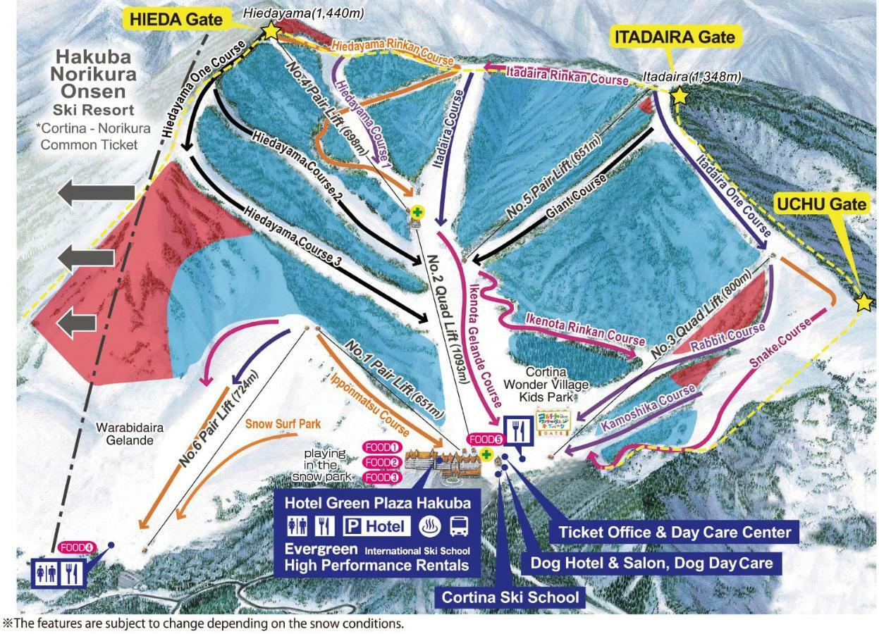 Hotel Green Plaza Hakuba Otari Bagian luar foto